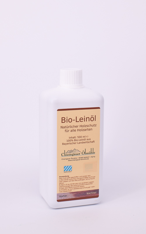 Produktbild: Bio-Leinölfarbe 500ml - Holzschutz