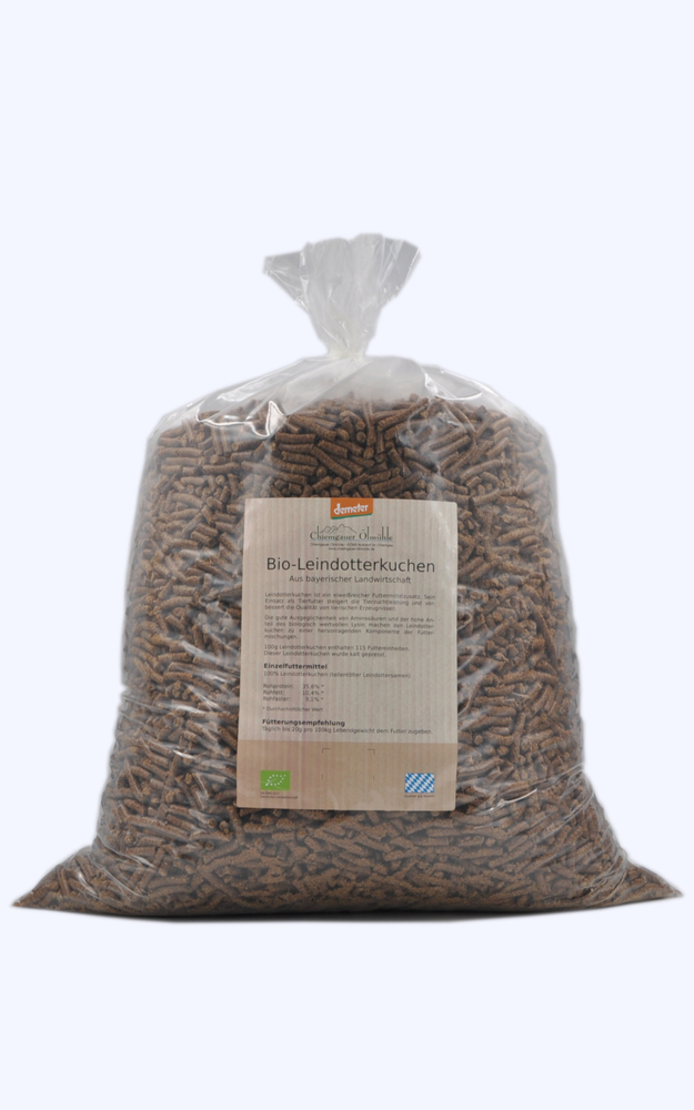 Produktbild: Bio-Leindotterkuchen 18kg - Tierfutter