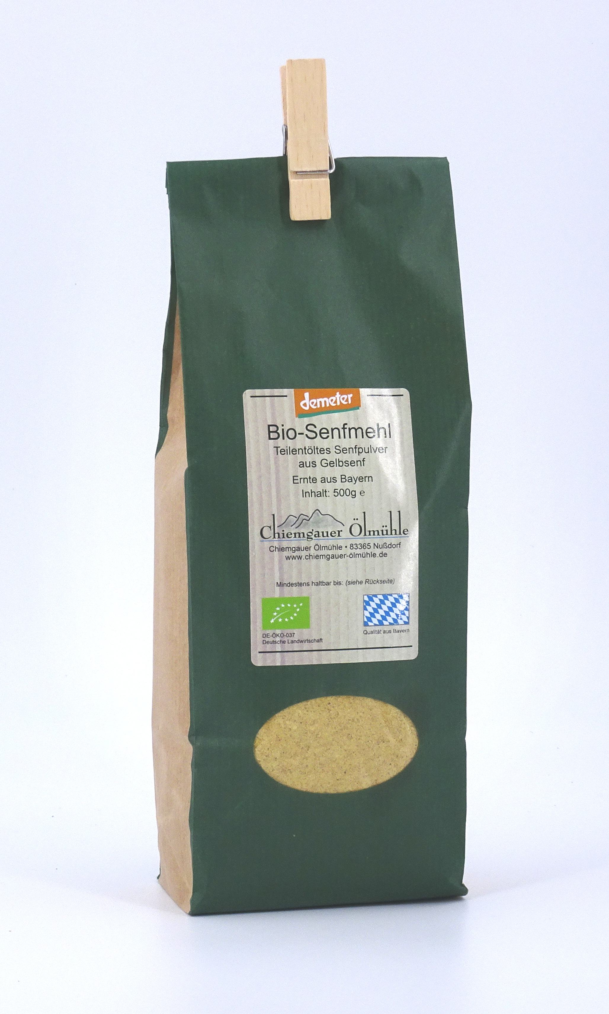 Produktbild: Bio-Senfmehl 500g - Demeter