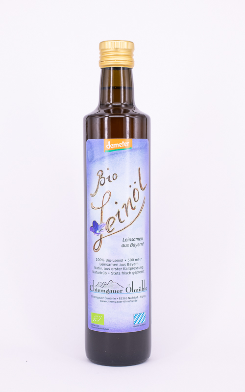 Produktbild: Bio-Leinöl 500ml - Demeter