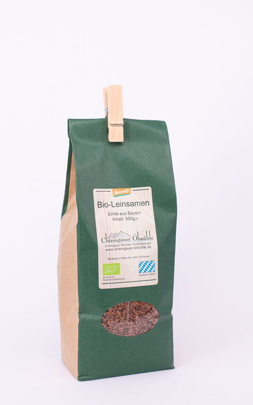 Produktbild: Bio-Leinsamen 500g - Demeter
