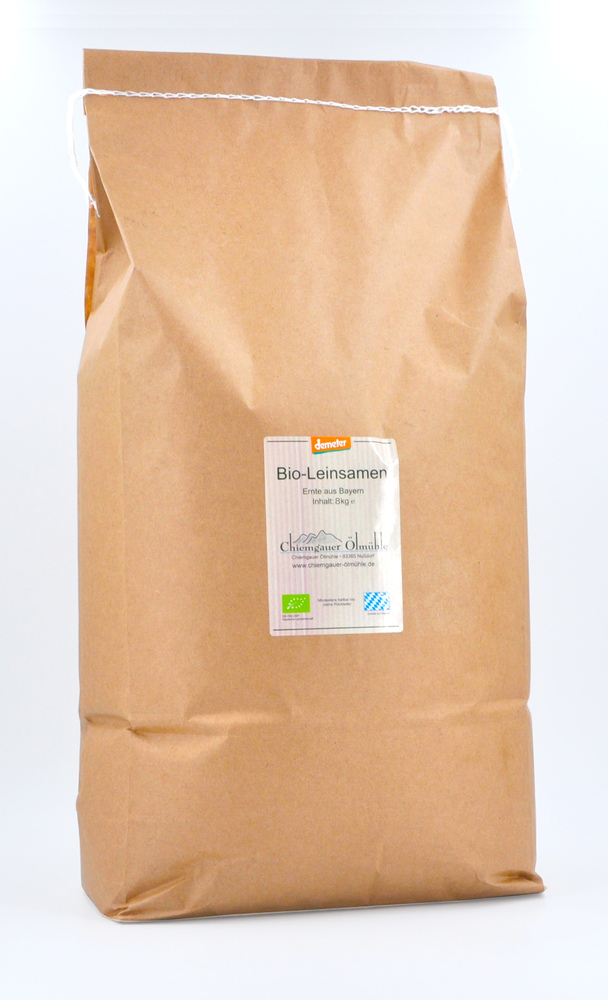 Produktbild: Bio-Leinsamen 8kg - Demeter