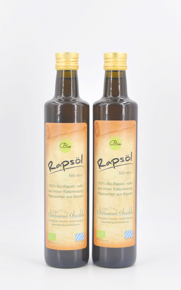 Produktbild: Bio-Rapsöl Gebinde 2x 500ml